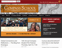 Tablet Screenshot of compass-school.org
